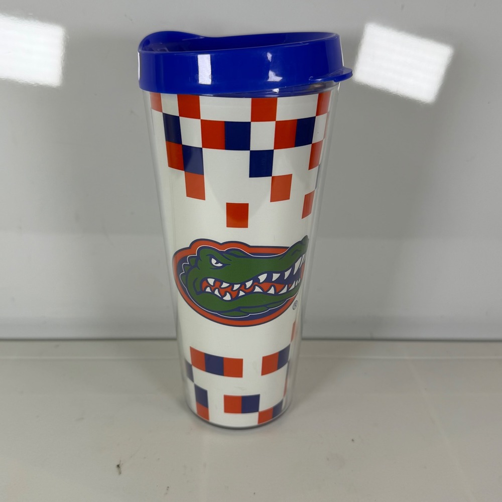 University of Florida Gators Tumbler Cup & Lid Double Wall Insulated Travel Mug